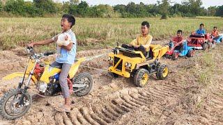 Motorbike Pull Dump Truck and Tractor