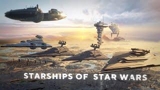 Star Wars STARSHIPS Size Comparison  3D