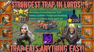 lords mobile MYTHIC RALLY TRAP VS 2000% WAVES OF RALLIES ONSLAUGHT AND IN FRESH FURY SHOCKING