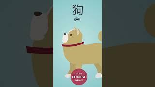 Learn Chinese Online 狗 gǒu