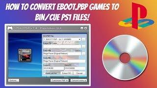 How To Convert PS1 EBOOT.PBP Games To BINCUE PS1 Files - Works With RetroArchPS3VitaPSP #PS1