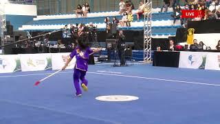 Yingshan Mu USA Qiangshu - Silver 13th Pan American Wushu Championships 2022 Girls Group B