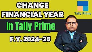 Change Financial Year in Tally Prime 2024-25  Split Tally Data