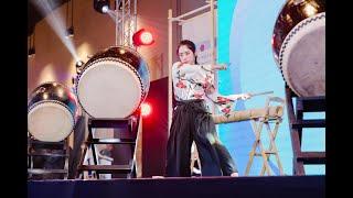 Japanese Taiko drum performance At Sake Week Thailand 2024