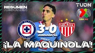 Resumen y goles  Cruz Azul 3-0 Necaxa  Liga Mx -AP2024 - J11  TUDN