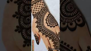 Back hand beautiful henna design- Simple & easy mehndi design for hands- Mehandi ka Design #mehandi