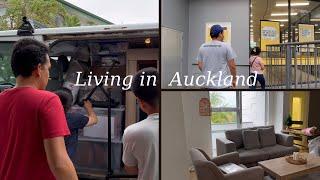 New Zealand Vlog  Moved to New Apartment furniture unboxing Grocery Shopping