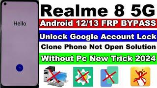 Realme 8 5G FRP Bypass Android 1213 Without Pc  Clone Phone Not Open -  Latest Security 2024