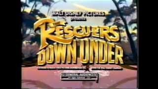 The Rescuers Down Under 1990 Teaser VHS Capture