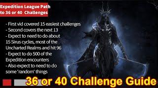 Path of Exile Expedition - Guide to Getting 36 or 40 Challenges - 3.15 POE