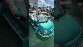 Fiat 500 boat #boat #automobile #amphibicar