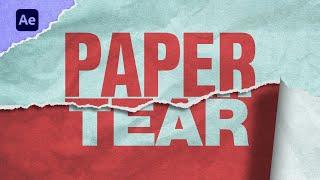 Paper Tear Tutorial How To Create The Perfect Tear In After Effects