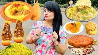 Living on Rs 100 for 24 Hours Challenge  Nashik Food Challenge