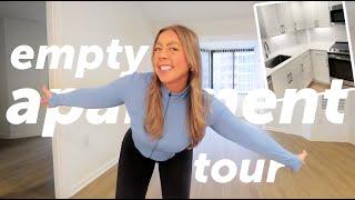 MY DC EMPTY APARTMENT TOUR 768 sq ft 1 bd in Arlington VA