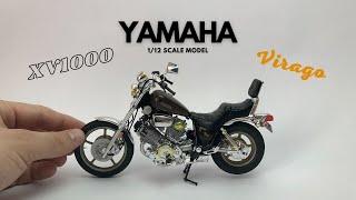 Tamiya 112 YAMAHA XV1000 Scale Model Kit Build  Motorcycle Model Kit Build