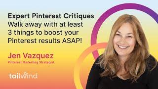 Pinterest Profile Mini-Critque with Jen Vazquez