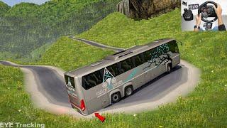 Scania Thrilling bus driving  Euro truck simulator 2 with bus mod  ETS2