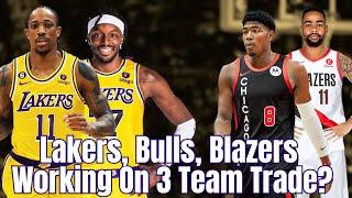 Lakers Bulls Blazers Working On 3 Team Trades