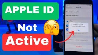 how to fix apple id not active 2024