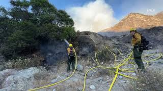 Fork Fire Burns in Angeles Forest