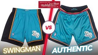 Mitchell & Ness Swingman Shorts VS Mitchell & Ness Authentic Shorts  Whats the Difference???