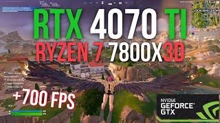 RTX 4070 Ti + Ryzen 7 7800X3D  Performance Mode  Ranked Fortnite Chapter 5 Season 2