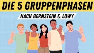 GRUPPENPHASEN nach BERNSTEIN UND LOWY einfach erklärt  ERZIEHERKANAL