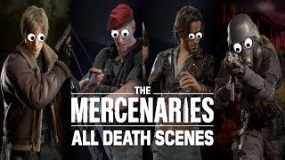 Resident Evil 4 Remake The Mercenaries - All Death Scenes Compilation Leon Krauser Luis & Hunk