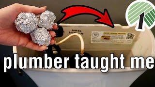 Put aluminum foil in your toilet…and THIS will Happen Dollar Tree Trick