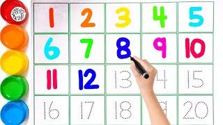 1234567890  How to Draw Numbers for Kids  Coloring Page  123 for Kids  Aritri Arts