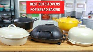 Best Dutch Ovens for Bread Baking  Challenger Bread Pan Lodge Le Creuset Bread Cloche