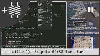 Arduino millis examples with LEDs  AddOhms Live #5