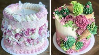 Oddly Satisfying Cake Decorating Compilation  Awesome Cake Decorating Ideas