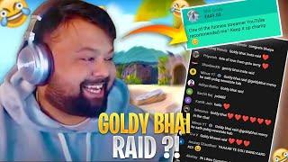 @8bitGoldygg Raided my Channel Live ?  Valorant Funny Moments India