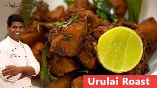 Urulai Roast  Potato Fry Recipe in Tamil  Lunch Side Dish  CDK #268  Chef Deenas Kitchen