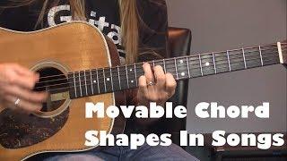 Movable Chord Shapes In Songs  GuitarZoom.com  Steve Stine
