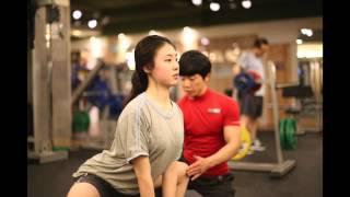 Personal Training with cute girl Viva fitnessKorea