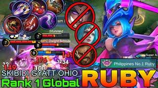 Powerful Offlane Ruby Domination - Top 1 Global Ruby by SKIBIDI GYATT OHIO - Mobile Legends