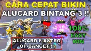 CARA CEPAT BIKIN ALUCARD BINTANG 3  PAKE AJA COMMANDER INI  COMBO MAGIC CHESS TERKUAT 2024