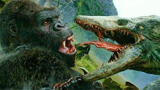 King Kong vs Skullcrawler - Final Fight Scene - Kong Skull Island 2017 Movie Clip HD