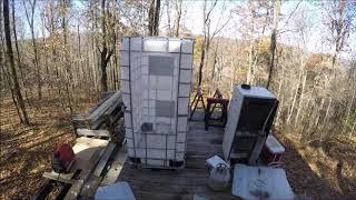 Off-the-grid Outdoor Shower Build IBC Water Totes