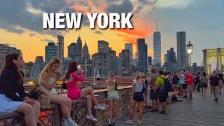 New York City LIVE Manhattan SoHo Chinatown Brooklyn Bridge & Dumbo August 14 2024