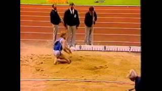 133 European Track and Field 1986 Decathlon Long Jump Torsten Voss