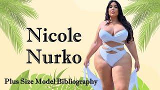 Nicole Nurko Biography  American Plus Size Model  Big Size Bikini Model  Curvy Fashion Model 