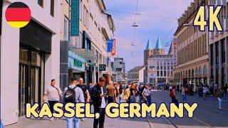 Walking tour in Kassel Germany 4k 60fps