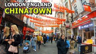 4K  Chinatown London UK  Walking Tour