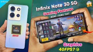 Infinix Note 30 5g Gaming Features Graphics Test FPS?  Bgmi Test  Infinix Note 30 5g Pubg Test