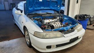 K swapped the JDM front Integra in 1 day