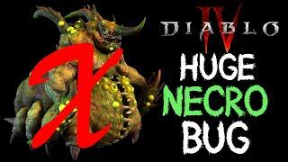 Season 4 Necromancer Huge Damage Bug - One-Shot Tormented Duriel & Pit Guardians - WILL Get Nerfed