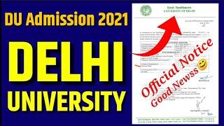 DU Admission 2021 Application form  Delhi University Admission 2021-22  CUCET 2021 Application DU